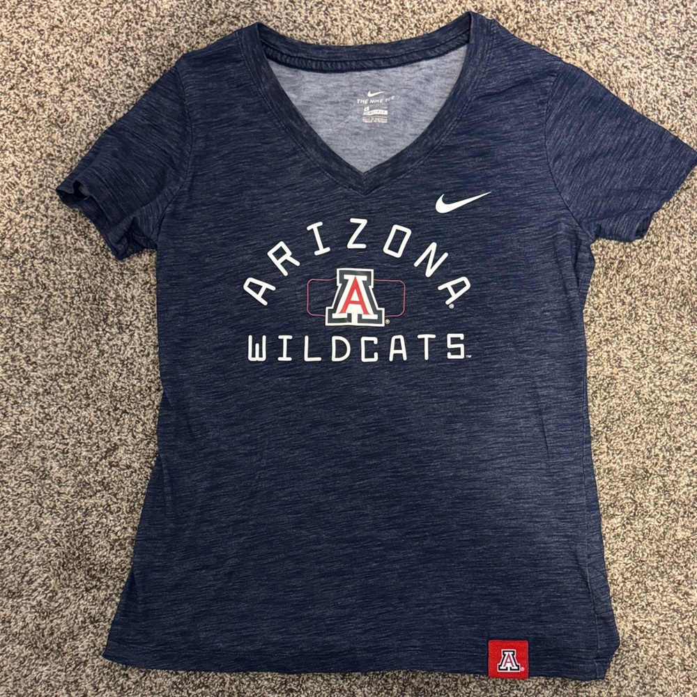 Nike Arizona Wildcats Navy V-Neck Tee